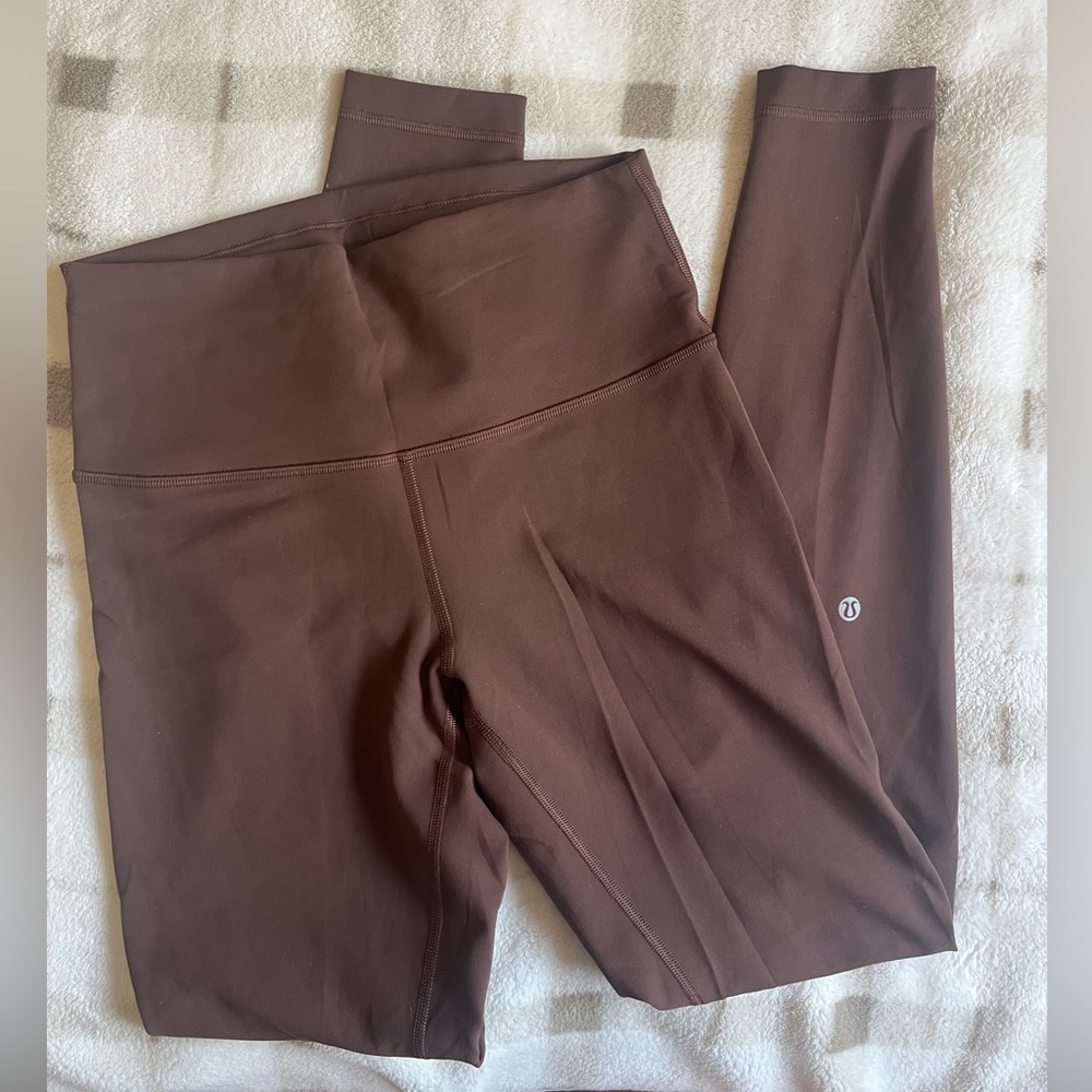 Lululemon Wunder Train Leggings Java